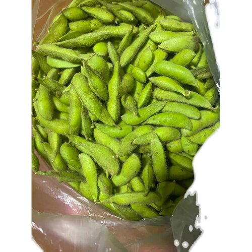 新鲜毛豆  带壳毛豆 500g  京津冀满68包邮顺丰