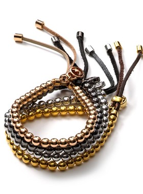 欧美风百搭弹力串珠多色入手链