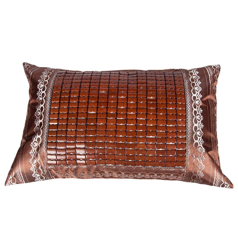 夏天竹麻将席凉枕头竹枕头成人颈椎凉枕头成人凉爽枕片车用护颈椎