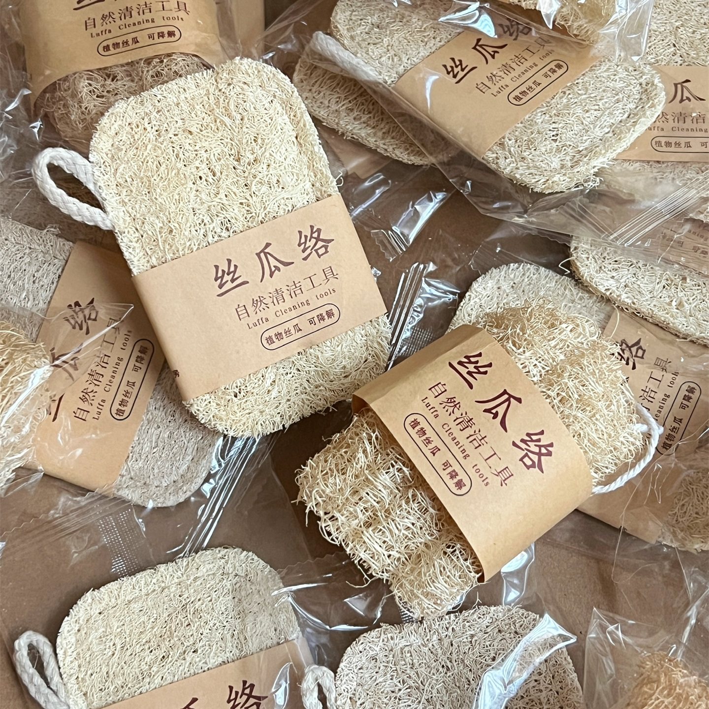 天然丝瓜络厨房抹布洗碗百洁布