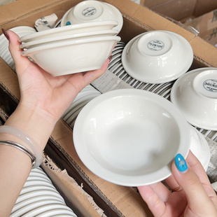 德化白瓷家用小菜碟酱油碟醋碟小圆碗火锅蘸料碟咸菜小吃碟点心碟