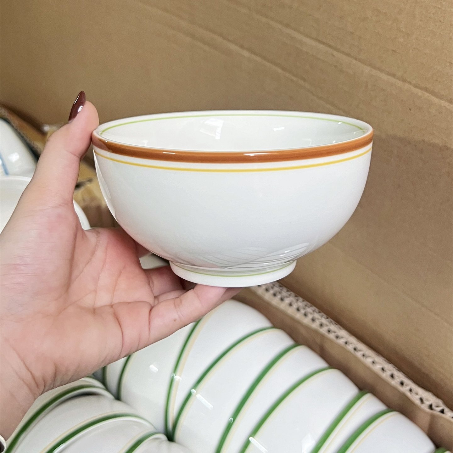 高颜值陶瓷米饭碗家用汤碗糖水碗