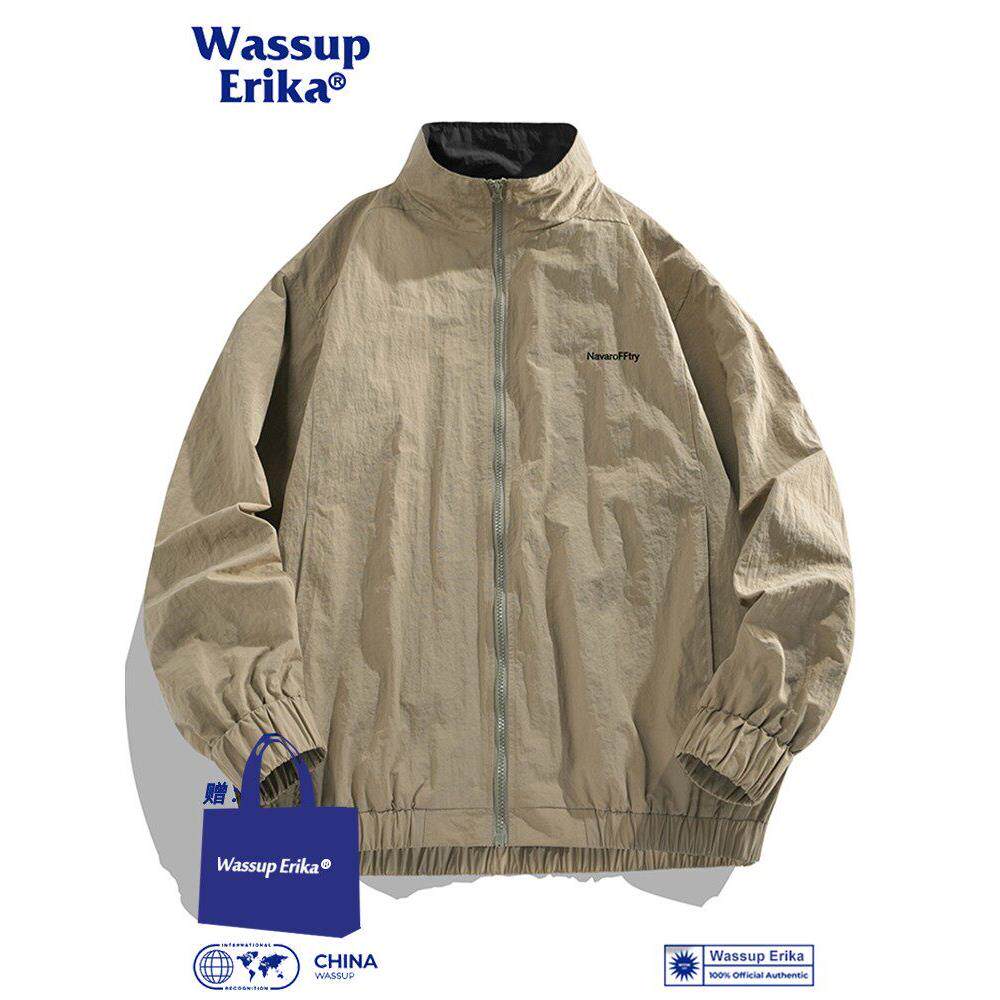 WASSUP ERIKA山系机能户外夹克外套男款2025春秋季防风防水冲锋衣