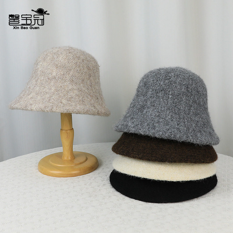 巨好看渔夫帽秋冬韩版纯色水桶帽防风保暖护耳显脸小盆帽简约百搭,居家日用,挡雨帽,淘宝优惠券,粉丝福利购,淘宝优惠卷