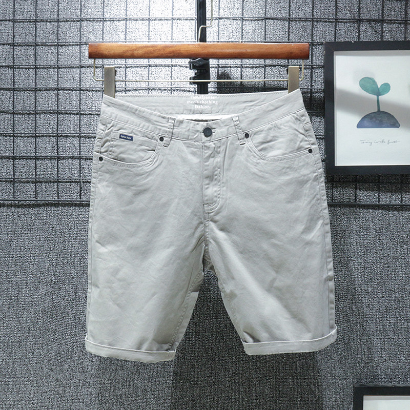 浅灰色夏季薄款 休闲短裤男宽松直筒5分2026年新款百搭五分裤