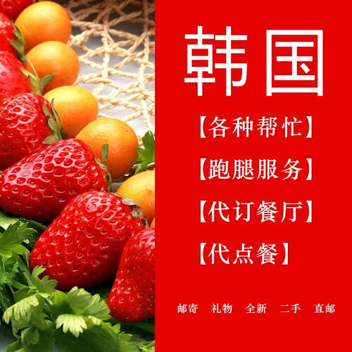 韩国外卖代点餐打车翻译买预约订证件照形象照BHC炸鸡首尔济州