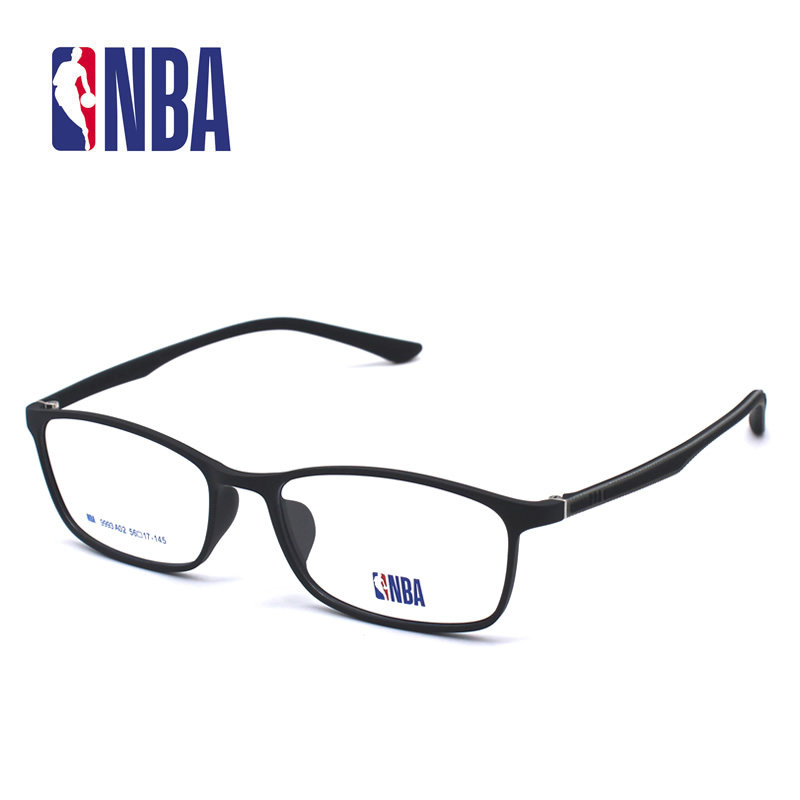 NBA冷茶色近视眼镜框架男女超轻
