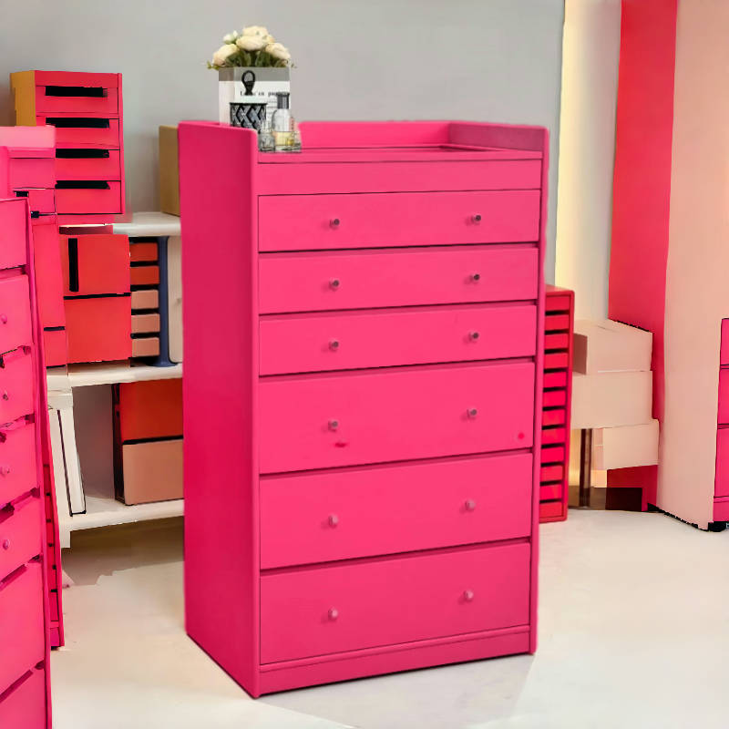 意俱Home 多巴胺中古首饰柜玻璃珠宝展示柜Montana斗柜储物柜定制