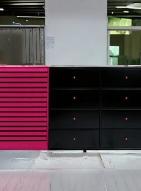 瑞典Arte 多巴胺梳妆台床头柜一体卧室化妆桌床边柜斗柜书桌组合