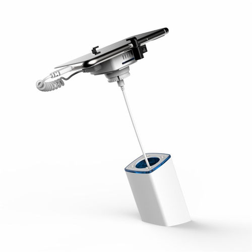 苹果手机防盗支架报警器内置线安卓智能手机防盗器展示架带爪卡