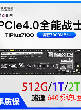致态(ZhiTai)TiPlus7100 1/2TB M2 TiPro7000笔记本SSD固态硬盘