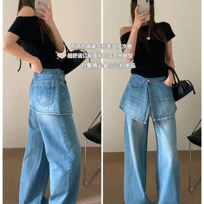 DIMO-夏款上新薄料裤裙一秒营造层次感超舒适订制面料包容92387兰