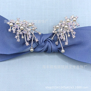 [新品]HEFANG何方璀璨星云耳环女 简约气质耳夹耳钉女