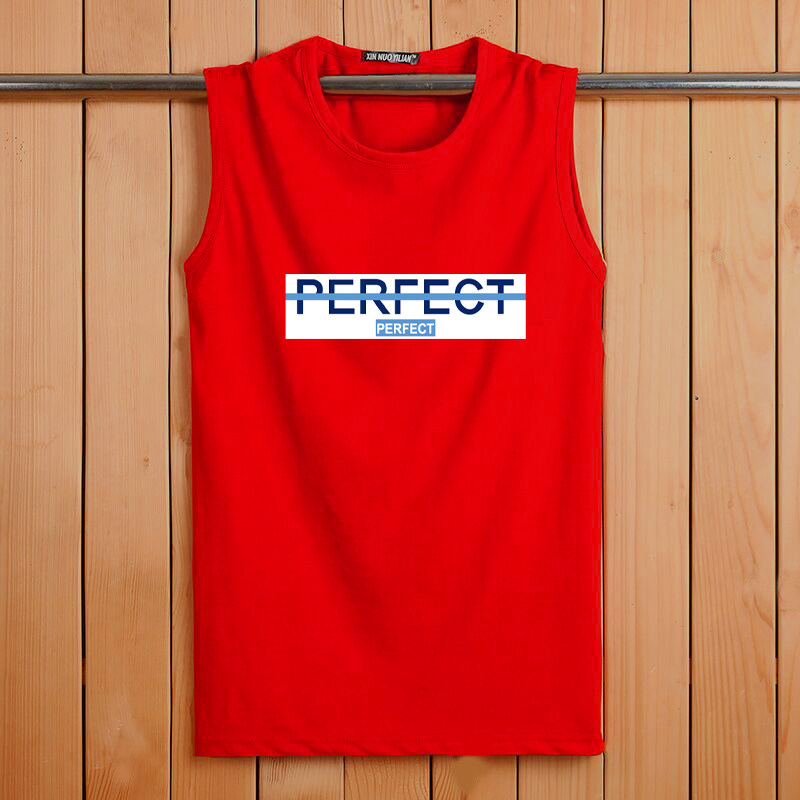 SPORTS FITNESS SLEEVELESS VEST VEST MEN LOOSE TREND HIP HOP BASKETBALL BOTTOMING SHIRT COTTON LARGE SIZE MENS COMPASSIONATE