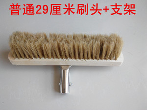 长柄伸缩杆猪鬃洗车刷子擦车拖把水刷汽车刷车工具毛刷软毛洗车刷