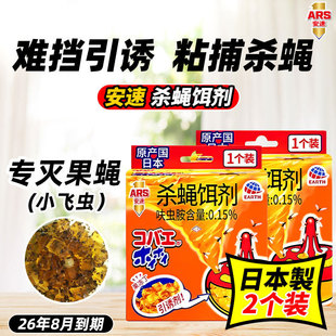 2盒安速杀蝇饵剂灭苍蝇药捕捉器神器贴一扫光果蝇诱捕器杀小飞虫