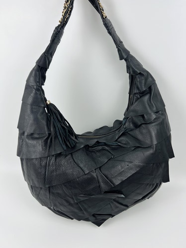 订单剩余 重工欧美风街拍真皮时尚潮流个性设计褶皱朋克风单肩包