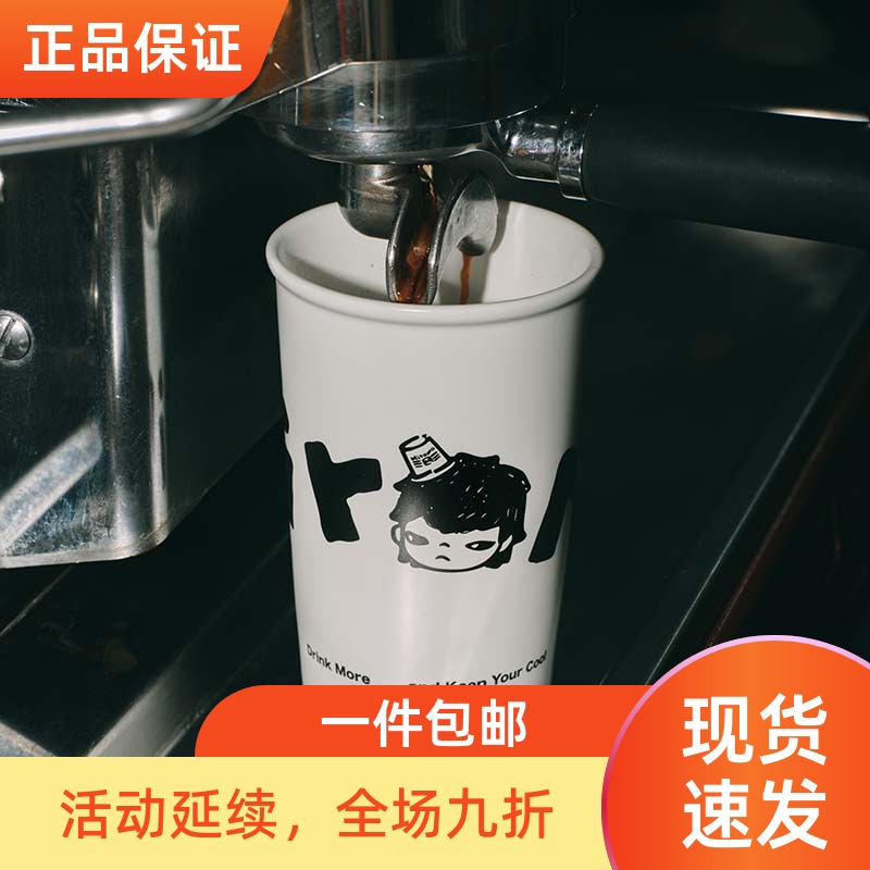 泡泡玛特上海限定小野hirono便利店漫游系列 纸杯陶瓷杯 盲盒周边