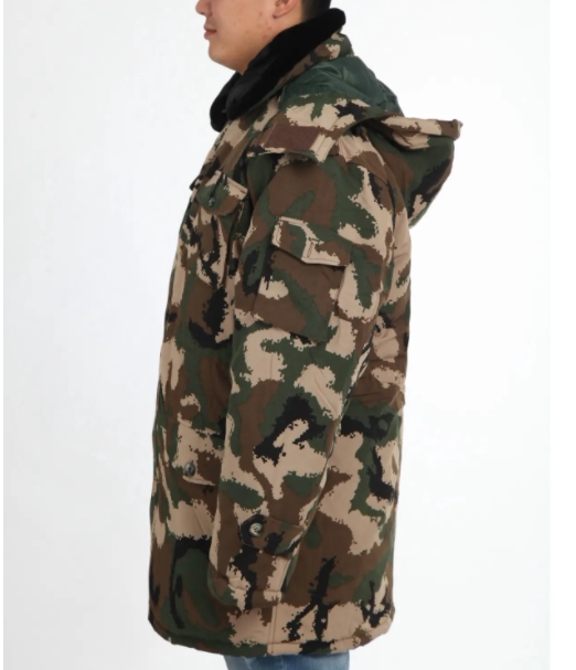 迷彩大衣工作服棉衣棉袄男士加厚棉服草绿加肥加大冬季保暖大袄