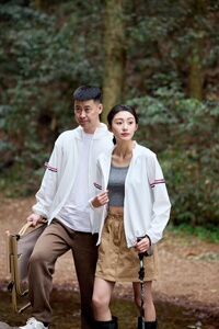 ZYY锦纶原纱时尚防晒连帽男女同款防晒衣长袖外套