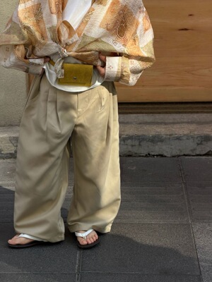 童装26春季新品韩国童装中小童男童TR混纺纯色直通宽松西装裤长裤