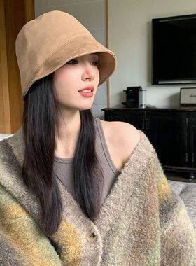 巨好看渔夫帽女春秋日系百搭