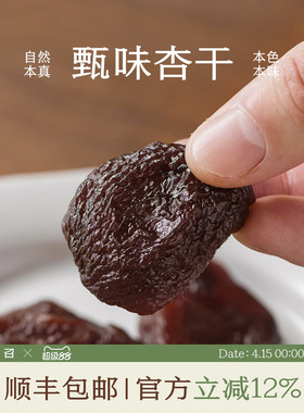 南食召 甄味杏干 果肉饱满酸甜无核果干空心蜜饯果脯 独立包装
