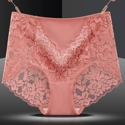 Шелковые антибактериальные сексуальные дышащие хлопковые трусы, средняя посадка