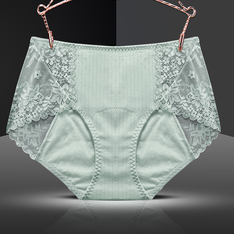 三条装609外贸单标准蕾丝边性感棉舒棉质透气女士内裤大码生理裤