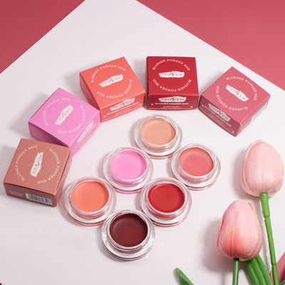 TEMU/TIKTOK热卖PEINIFEN腮红 6色哑光易上色自然跨境专供Blusher