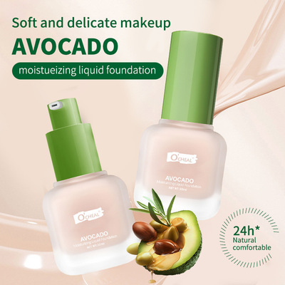 跨境专供O'CHEAL牛油果保湿粉底液 清透防水控油保湿Foundation