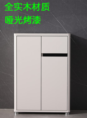 简约现代储物纯实木岩板台面