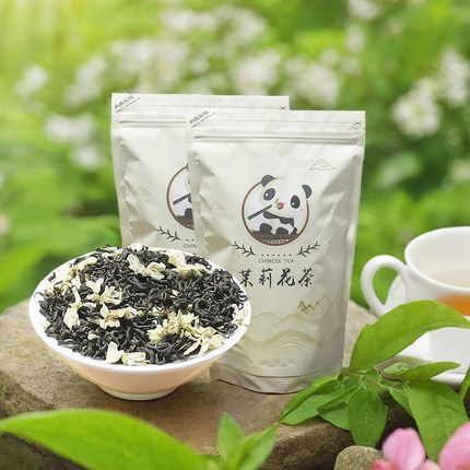 茉莉花茶浓香型特级2026新茶叶碧潭炒花飘雪散装四川雅安袋装500g