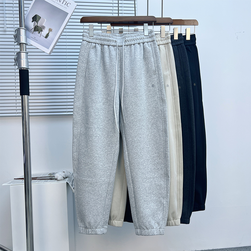 2025秋冬男士宽松束脚运动卫裤