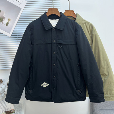 高质感轻熟90白鸭绒轻薄羽绒服男