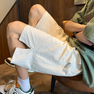 新款 男宽松夏天裤 男士 运动青年休闲潮短裤 子 五分裤 2026夏季