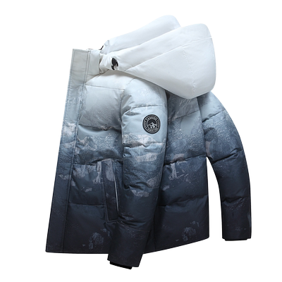 2025新款男士渐变色羽绒服