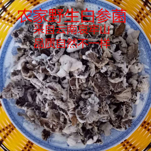 云南哀牢山野生特级白参菌雪莲菌灰树花干货100克两件包邮