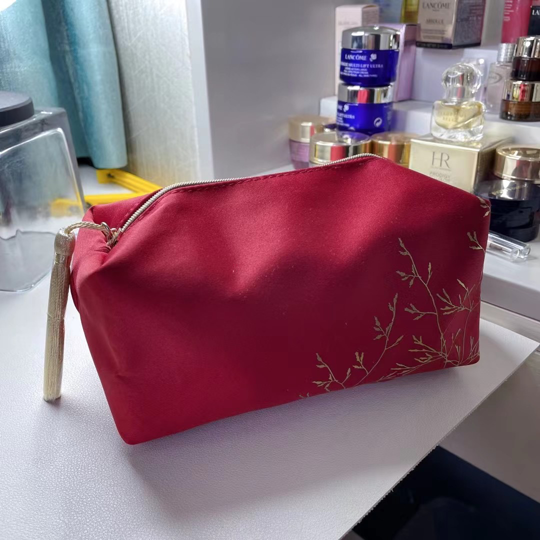 娇韵诗化妆包布包手拿包收纳包