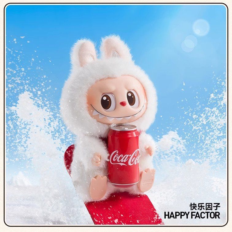 POPMART泡泡玛特THE MONSTERS可口可乐系列搪胶脸盲盒