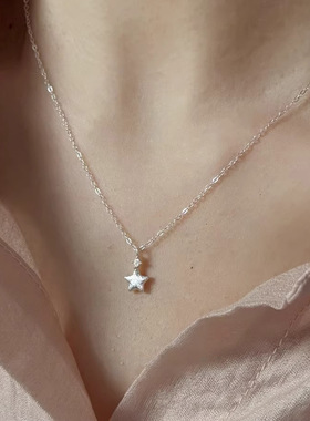 甜美星星吊坠项链女简约时尚百搭气质优雅锁骨链ins风网红颈链潮