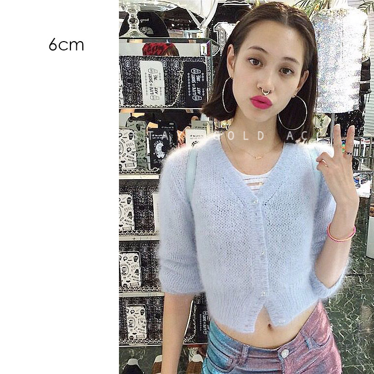 吃金acc基本款s925cos圆形耳针