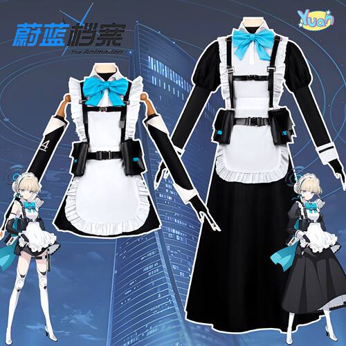 蔚蓝档案cos服碧蓝飞鸟马时