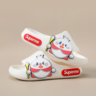 雪王儿童拖鞋网红新款男童女童软底防滑居家亲子凉拖鞋中大通室内