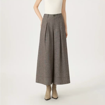 高级感九分阔腿裤子新款休闲裤女