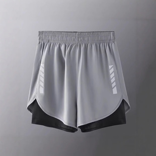 潮仑布运动短裤男跑步专用款田径训练服速干五分裤体育生薄款泳裤