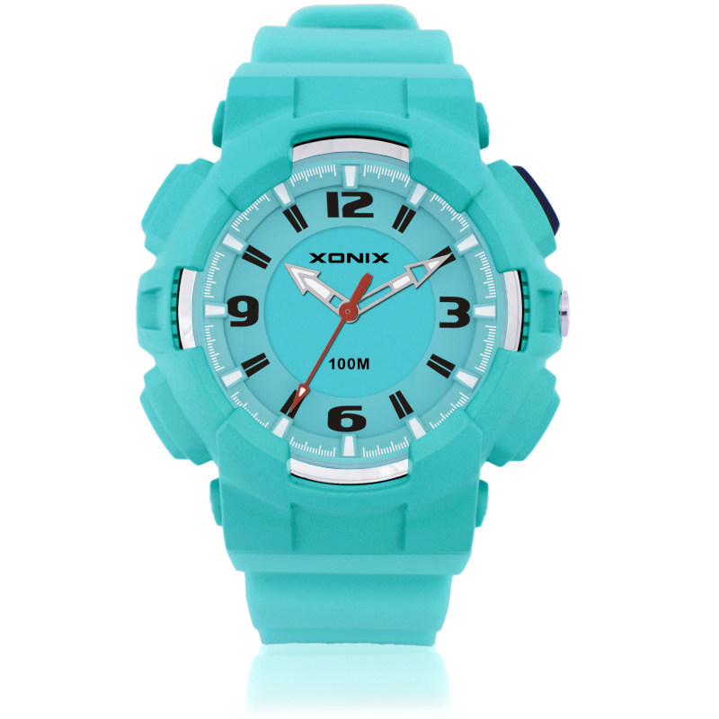 XONIX精准青少年学生运动手表男女孩LED防水游泳跑步石英腕表男OA