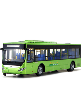 1:42原厂 宇通客车YUTONG 纯电动客E12 合金巴士汽车模型 包邮