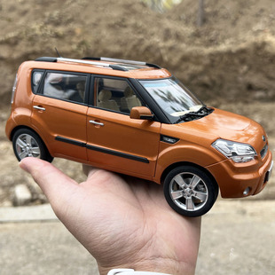 瑕疵品绝版1:18国产原厂东风悦达起亚秀尔车模 静态摆放模型