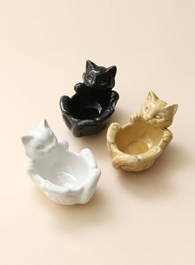 猫咪日本afternoontea猫咪放钥匙